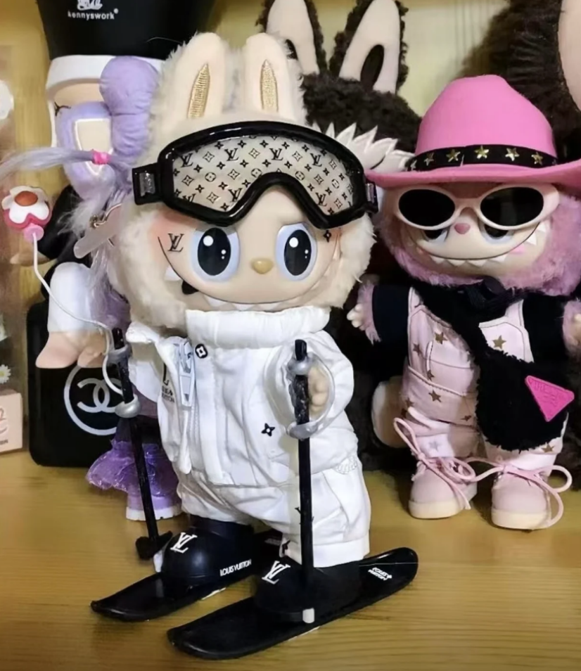 LABUBU SKIER LV INSPIRED SET