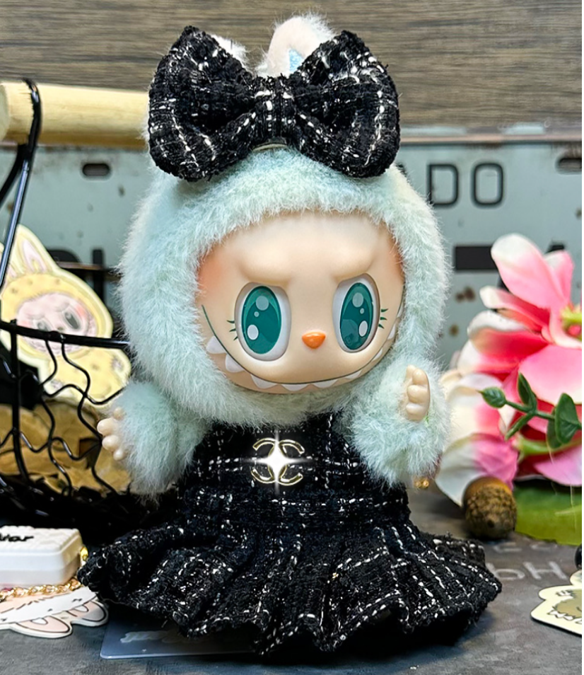 Labubu Home dress Chanel outfit