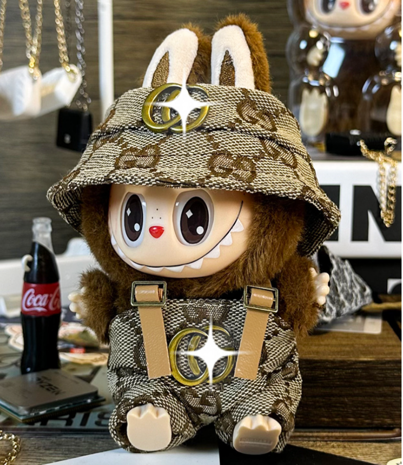 Labubu Fisherman Gucci outfit
