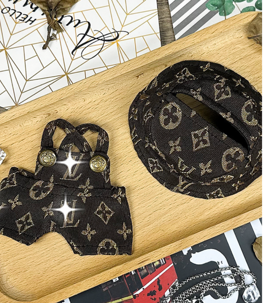 Labubu Fisherman LV Denim outfit