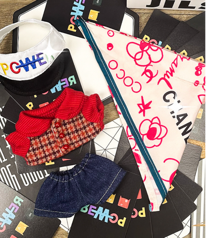 Labubu plaid LV ( Doll )
